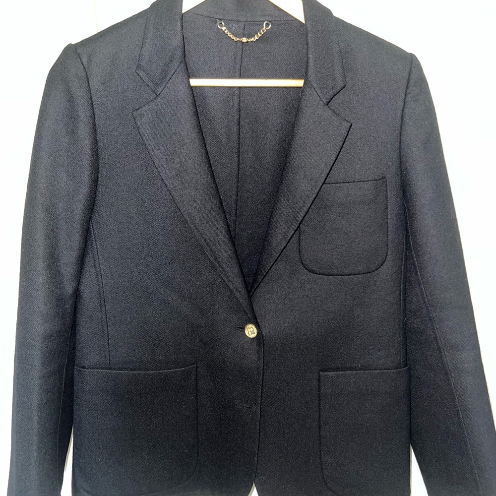 Vintage Paco Rabanne 100% Wool Blazer